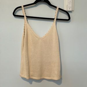 Reformation Cream Tank Top